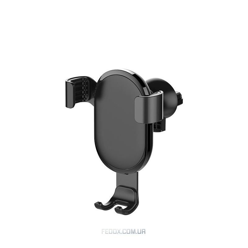 Тримач автомобільний ColorWay Metallic Gravity Holder Black (CW-CHG01-BK)