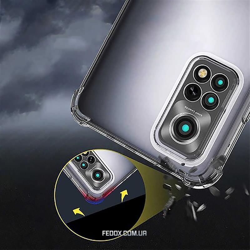 Чехол-накладка BeCover Anti-Shock для Xiaomi Redmi Note 12 Pro 4G Clear (709177), Прозрачный