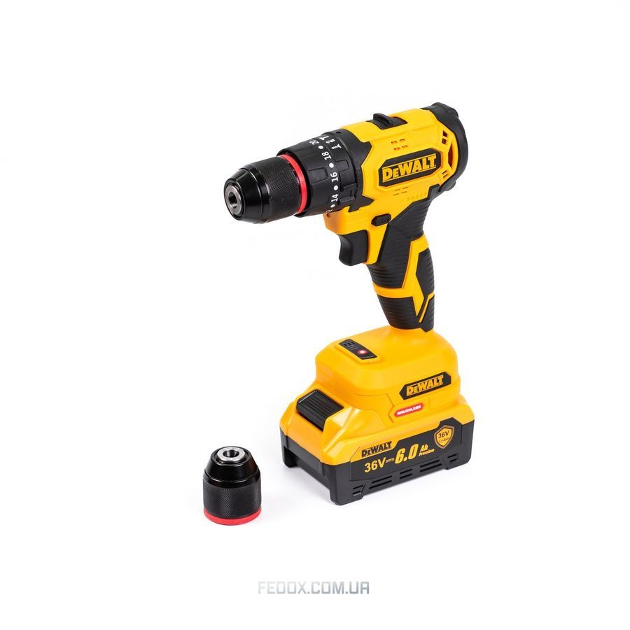 Шуруповерт DeWalt DCD735P2T 36V 6Ah бесщеточный