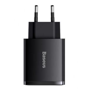 МЗП Baseus Compact Quick Charger 30W QC+ PD (1Type-C + 2USB)