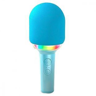 PlaySound blue karaoke microphone