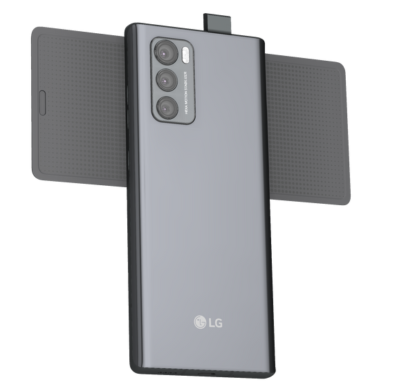 Смартфон LG Wing 5G 8/128Gb Aurora Gray SM7250 (Snapdragon 765G) 4000 МaЧ (Original) 1 Sim