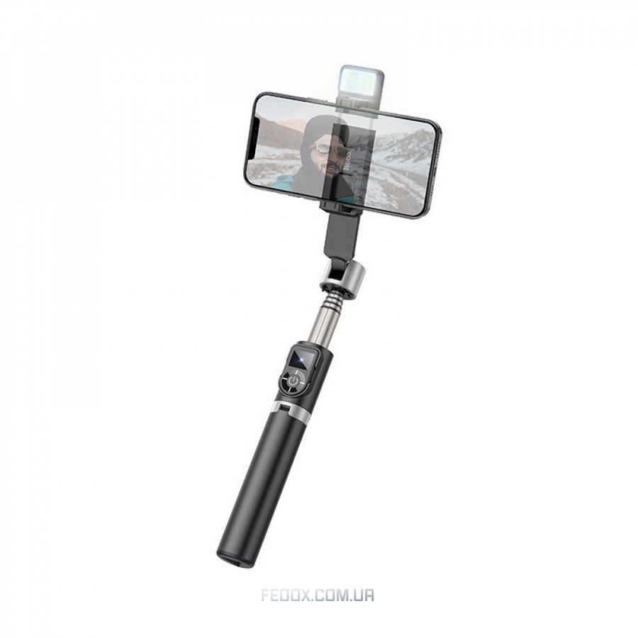 Монопод Hoco K16 Aluminum Alloy Fill Light Live Broadcast