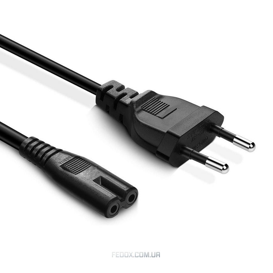 Кабель питания ColorWay CEE7/16-C7, 3 м, Black (CW-CBP086-BK)