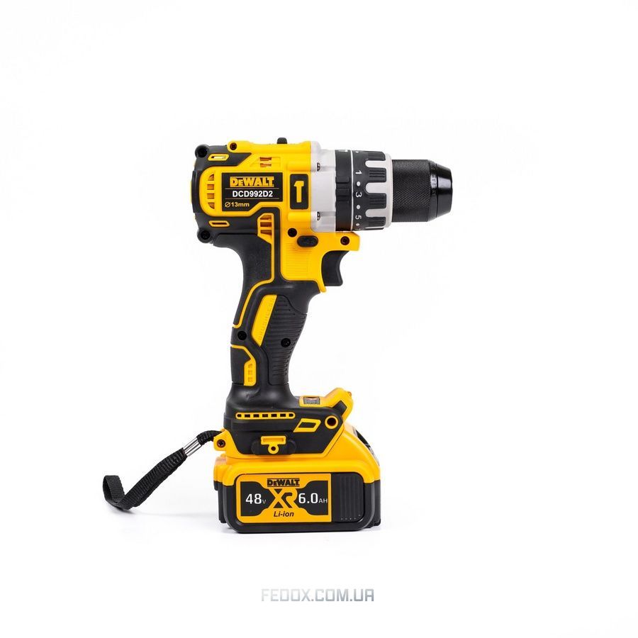 Шуруповерт DeWalt DCD992D2 48V 6Ah бесщеточный с металлическим патроном