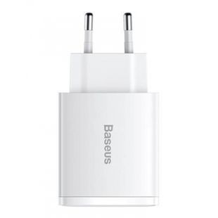 МЗП Baseus Compact Quick Charger 30W QC+ PD (1Type-C + 2USB)