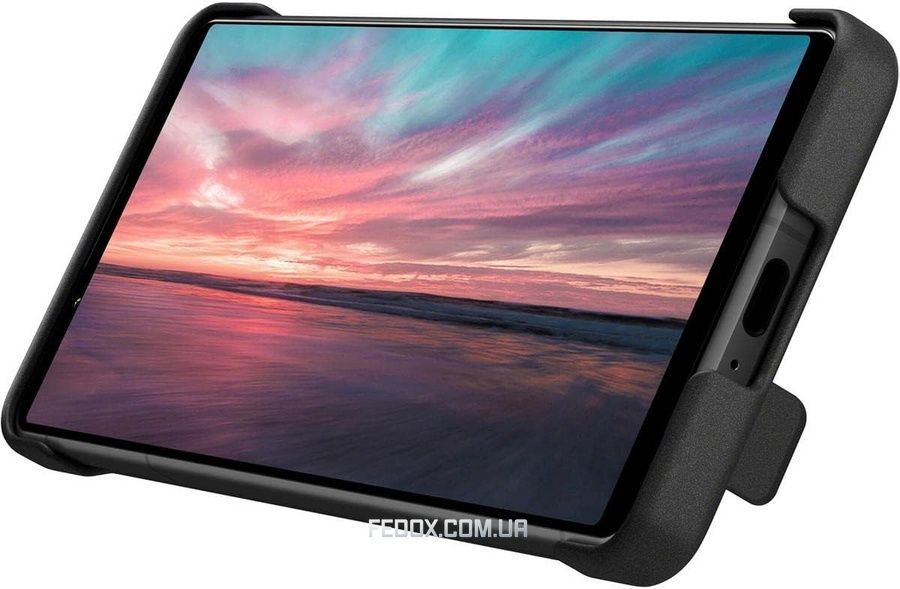 Чохол-накладка Sony Style Cover with Stand для Sony Xperia 5 IV Black (XQZ-CBCQ/BGENG), чорний