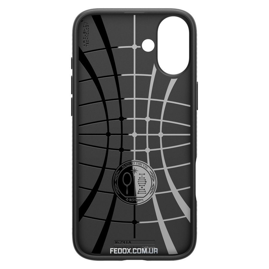Чохол-накладка Spigen Liquid Air для Apple iPhone 16 Plus Matte Black (ACS08066)
