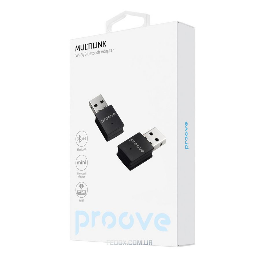 Бездротовий адаптер Proove Multilink Bluetooth + WIFI