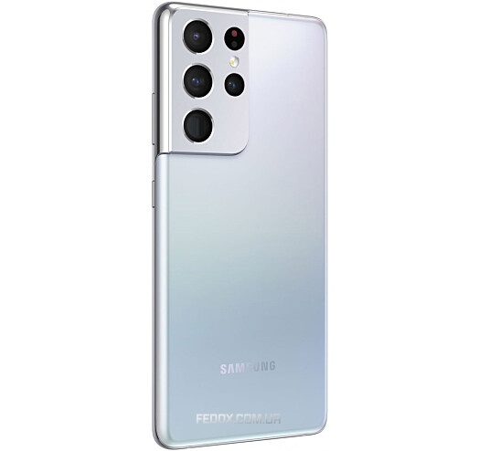 Samsung Galaxy S21 Ultra 5G (12/128GB) Phantom Silver (SM-G998B/DS) DOUS (SM-G998BZSGSEK)