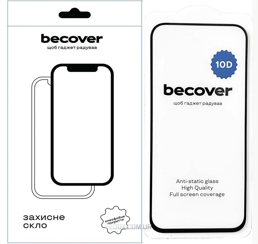 Защитное стекло BeCover для Google Pixel 8a 10D Black (711491)