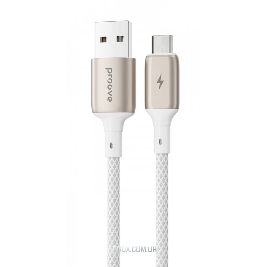 Кабель Proove Dense Metal Micro USB 2.4A (1m)