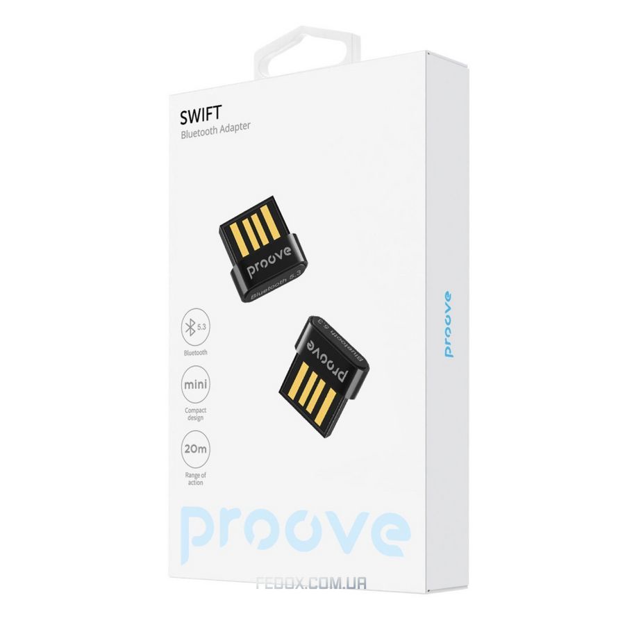 Бездротовий адаптер Proove Swift Bluetooth 5.3