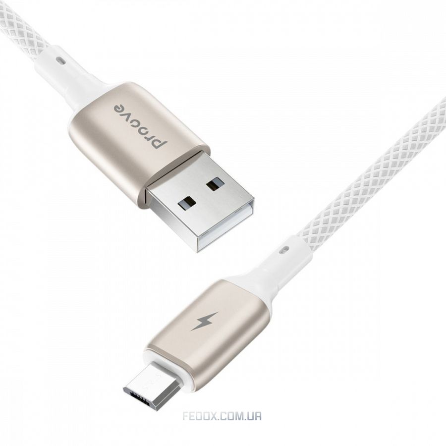 Кабель Proove Dense Metal Micro USB 2.4A (1m)