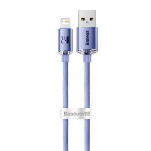 Baseus Crystal Shine Series Fast Charging Lightning 2.4A (2m) purple