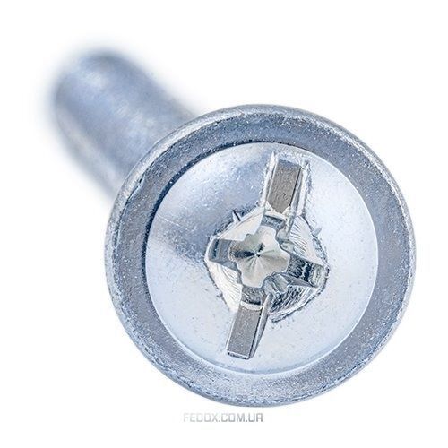 Винт, DIN 967, 4.8, цинк белый, M3*12, PZ1