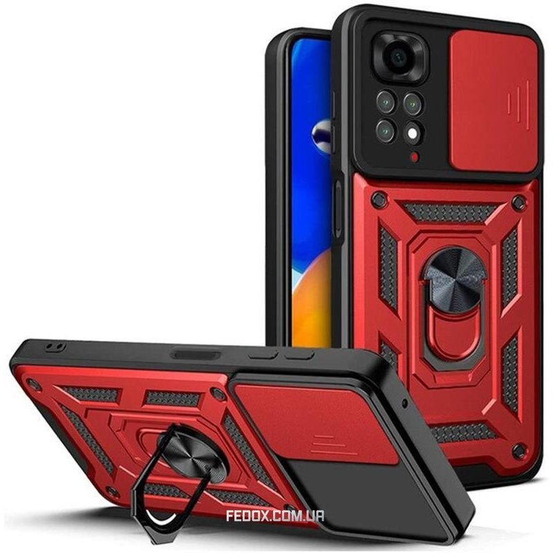Чехол-накладка BeCover Military для Xiaomi Redmi Note 11/Note 11S Red (707415)