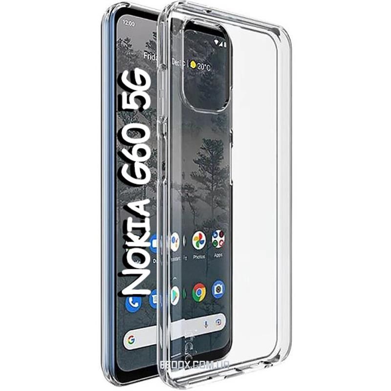 Чохол-накладка BeCover для Nokia G60 5G Transparancy (708648), Прозорий