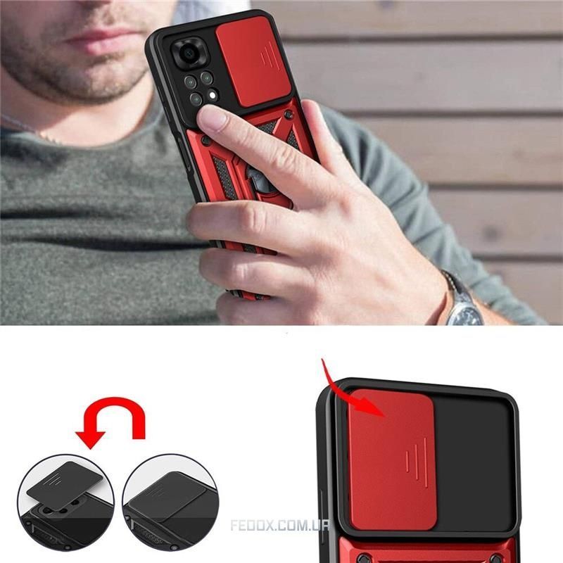 Чехол-накладка BeCover Military для Xiaomi Redmi Note 11/Note 11S Red (707415)