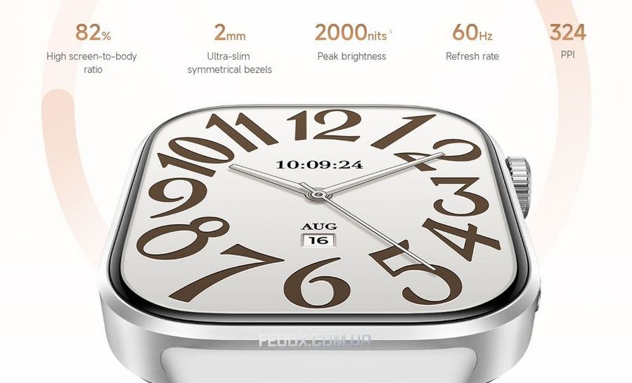 Смарт-годинник Xiaomi Redmi Watch 6 Silver Gray (BHR08CUGL)