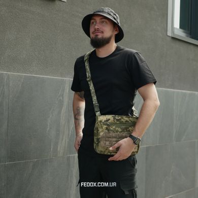 Смарт-сумка через плече Kiborg Tactic city bag Чорна