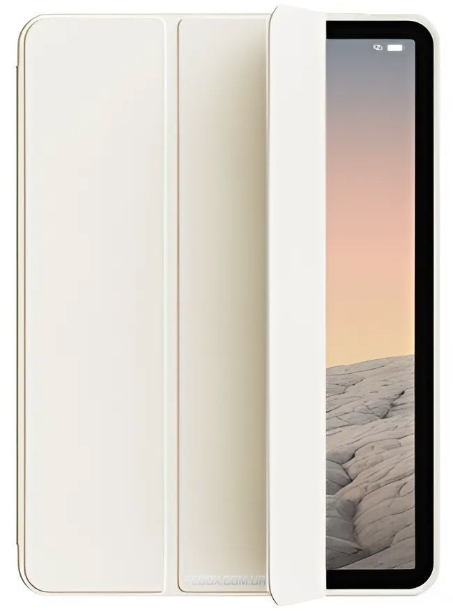 Чехол-книжка BeCover Tri Fold Soft TPU Silicone для Apple iPad Pro 13" M4 2024 Beige (711751)