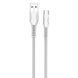 Кабель ColorWay USB - micro USB (M/M), Line-Drawing, 2.4 А, 1 м, White (CW-CBUM028-WH)