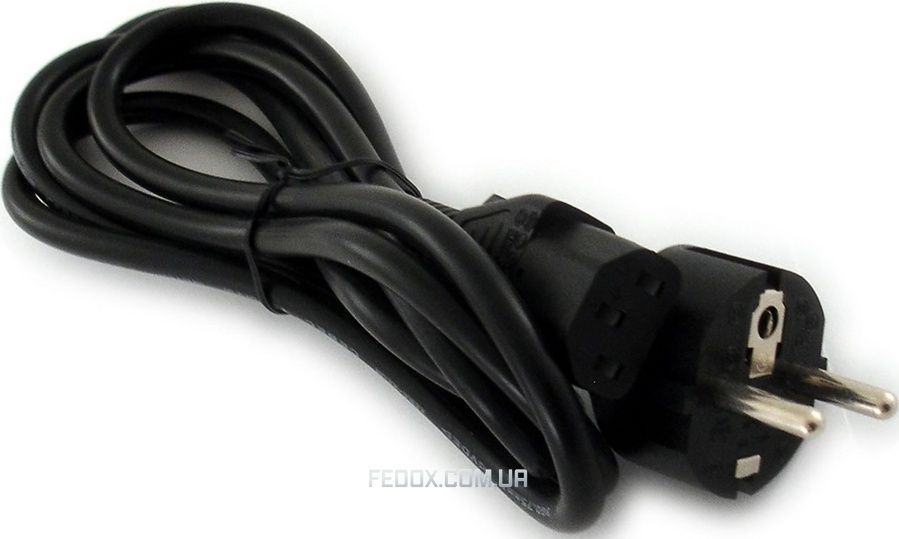 Кабель живлення Dell CEE 7/7-IEC C13, 3*0.75 мм, 1.8м Black (078390)