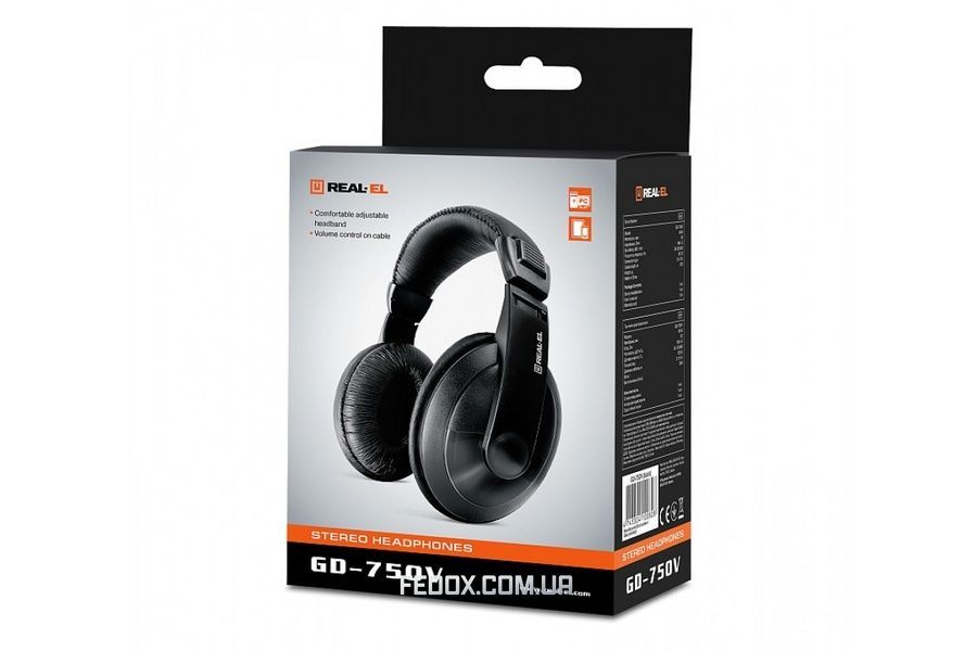 Гарнитура REAL-EL GD-750V Black