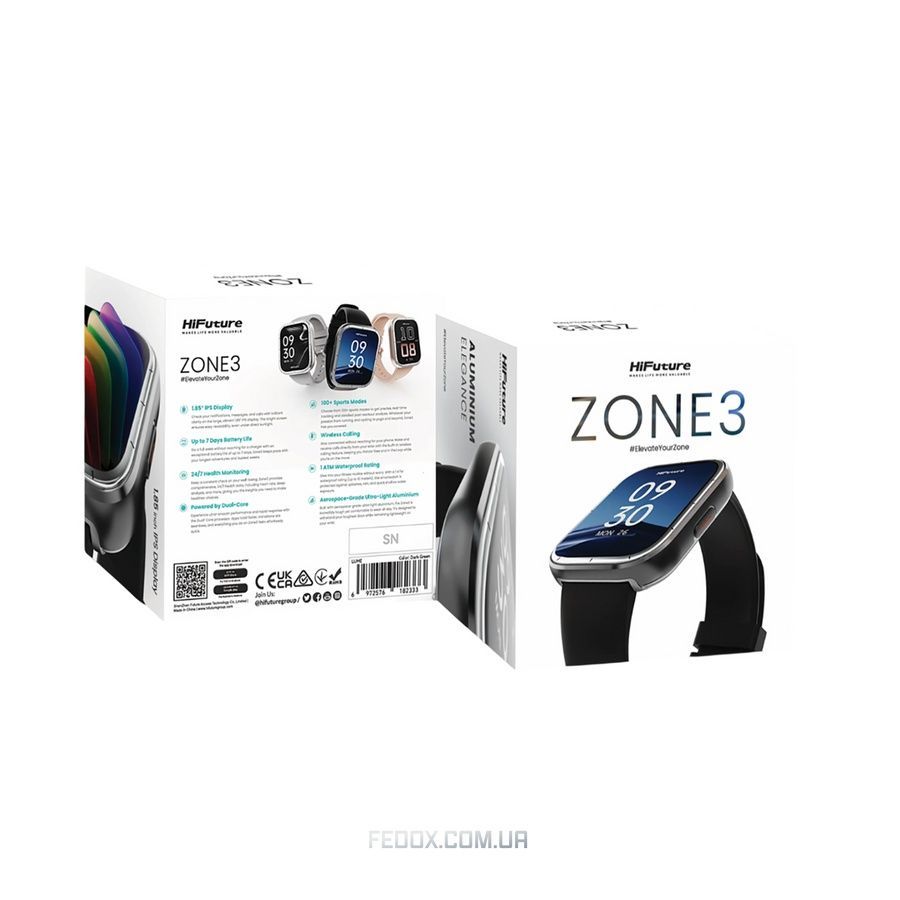 Смарт-годинник HiFuture Zone3 Black