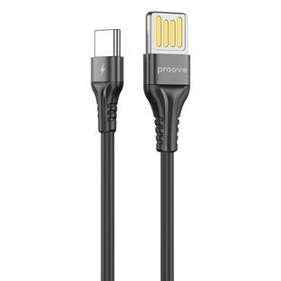 Proove Double Way Silicone Type-C 2.4A Cable (1m) black