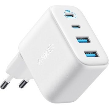 Мережевий зарядний пристрій Anker Zolo Charger 50W, 2xUSB-C, 2xUSB-A, White (A121EG21)