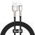 Кабель Baseus Cafule Metal Lightning 2.4A (1m) black