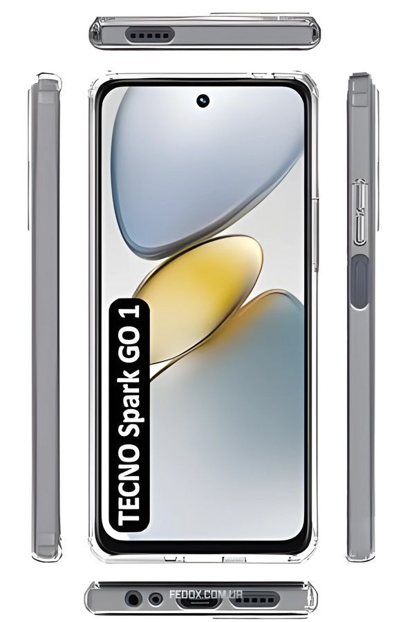 Чохол-накладка BeCover для Tecno Spark Go 1 (KL4) Transparancy (712754)