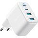 Сетевое зарядное устройство Anker Zolo Charger 50W, 2xUSB-C, 2xUSB-A, White (A121EG21)