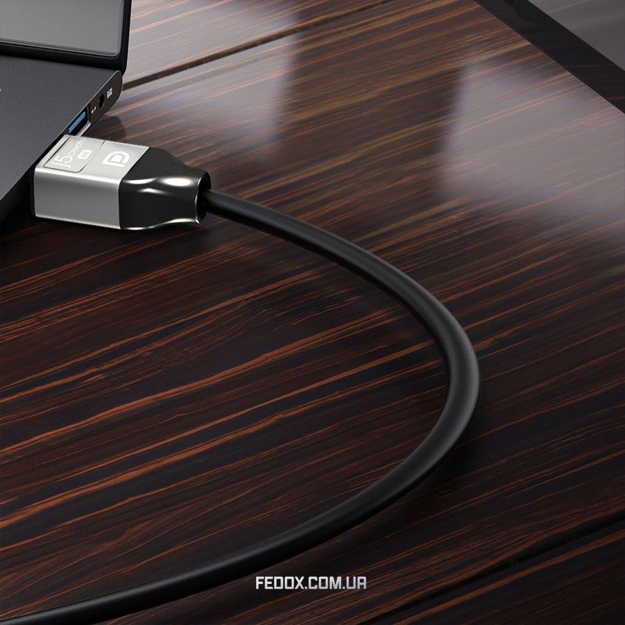Кабель J5create DisplayPort - DisplayPort, 2м, Black (JDC43-N)