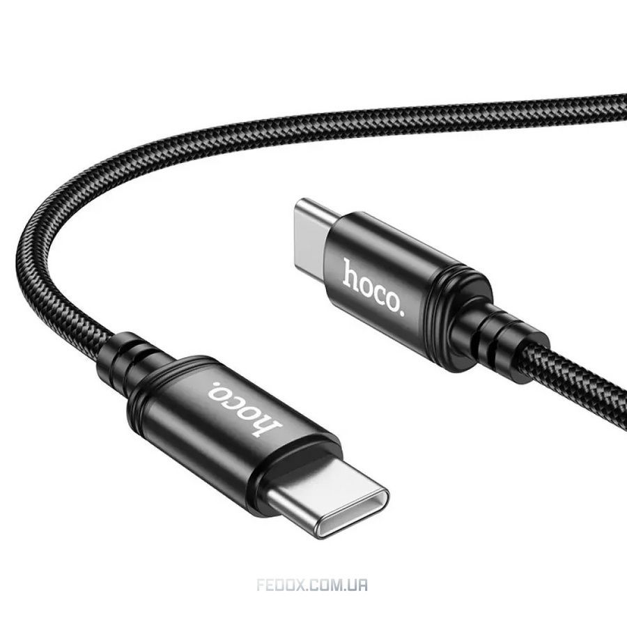 Кабель Hoco X89 Wind USB Type-C - USB Type-C (M/M), 1 м, Black (6931474784384)