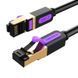 Патч-корд Vention CAT7 SSTP Ethernet, 1 m, Black (ICABF)