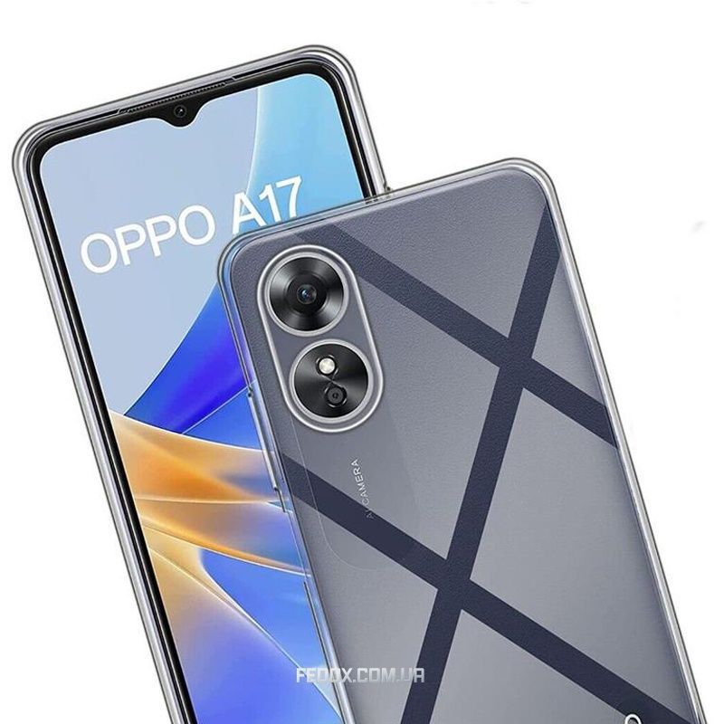 Чохол-накладка BeCover для Oppo A17 Transparancy (708650), Прозорий