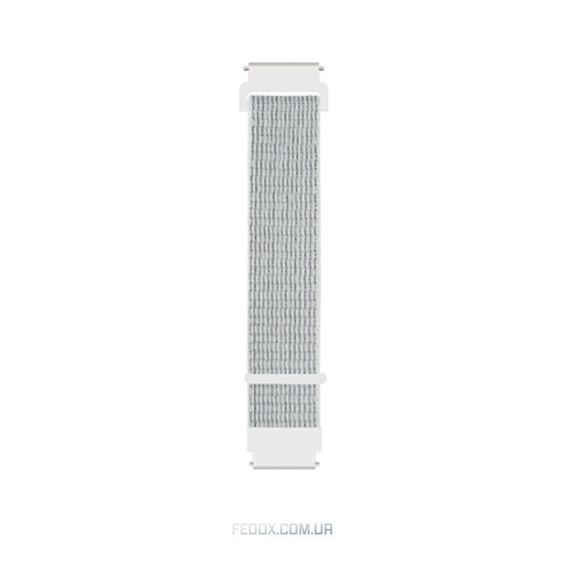 Ремешок BeCover Nylon Style для Samsung Galaxy Watch 42mm/Watch Active/Active 2 40/44mm/Watch 3 41mm/Gear S2 Classic/Gear Sport White (705823)
