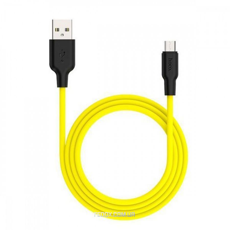 Кабель Hoco X21 Plus Silicone Micro USB (2m)