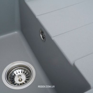 Кухонна гранітна мийка PLATINUM 6550 INTENSO, 645х495 мм