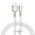 Кабель Baseus Cafule Metal Lightning 2.4A (2m) white