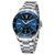 Mechanical Clock NORTH EDGE ANCHOR blue