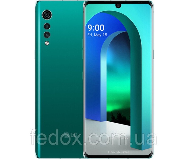 Мобільний телефон LG G9 Velvet 5G G900N 6/128GB Green 1 sim (Original)
