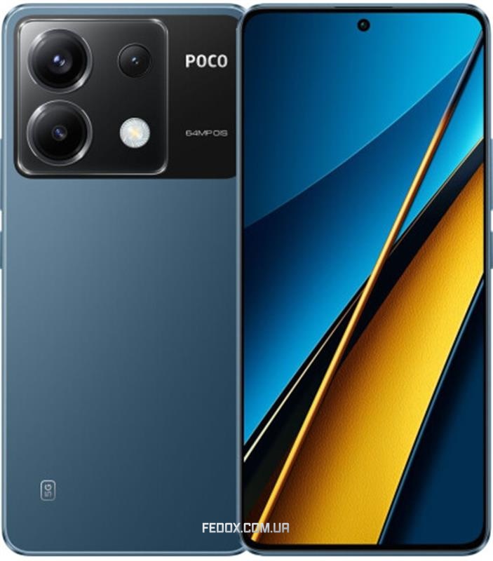 Смартфон Xiaomi Poco X6 5G 12/256GB Dual Sim Blue