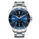 Mechanical Clock NORTH EDGE ANCHOR blue