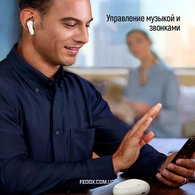 Bluetooth-гарнітура ColorWay Slim TWS-1 Earbuds Long Life Beige (CW-TWS1BE)