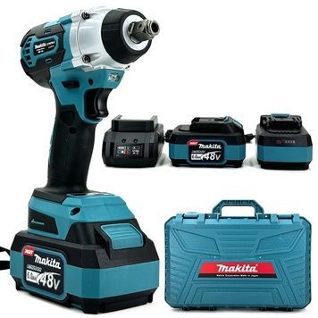 Бесщеточный Гайковерт Makita (DTW701Z) Аккумуляторный (48V/6Ah) Мощный ударный гайковерт Макита в Кейсе (+2 АКБ)
