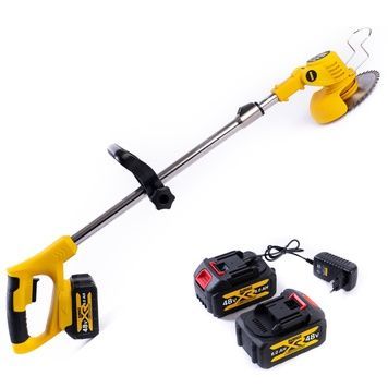 Коса Бесщеточная DeWalt (DCMST164N) Аккумуляторная (48V / 6Ah) Триммер садовый Деволт (+2 АКБ) Легкая косилка